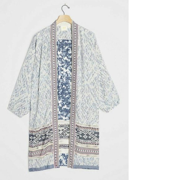 NEW ANTHROPOLOGIE Arwen Duster Jacket